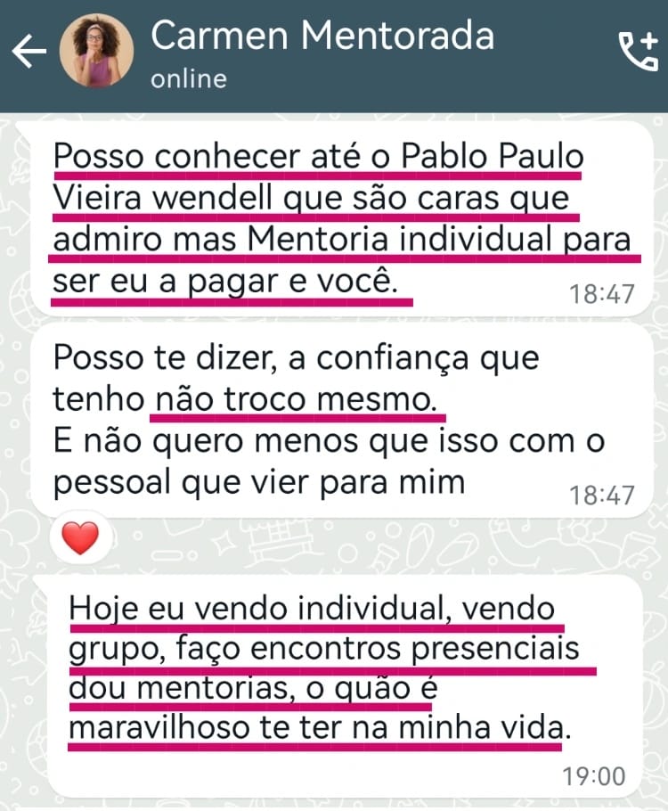 Depoimento de Cármen de Araújo