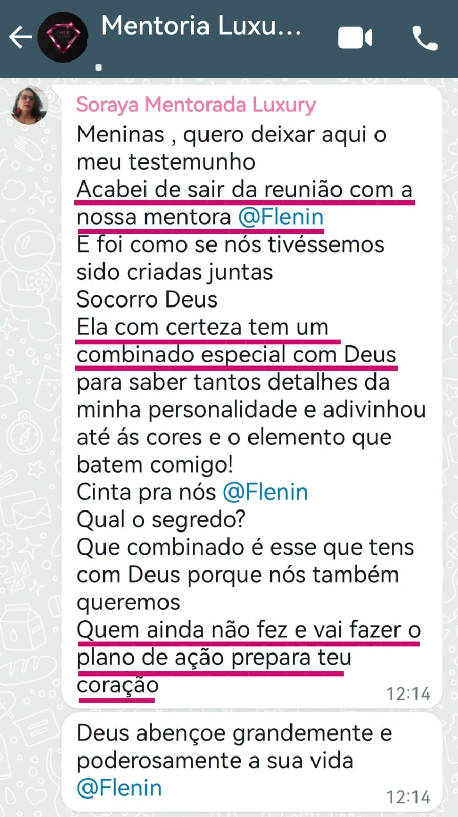 Depoimento de Soraya Cramez