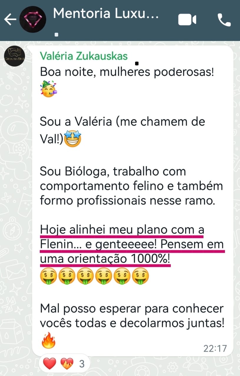 Depoimento de Valéria Zukauskas