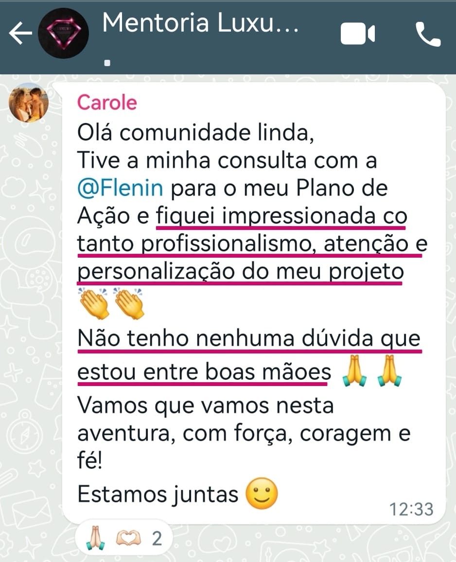 Depoimento de Carole Macveigh
